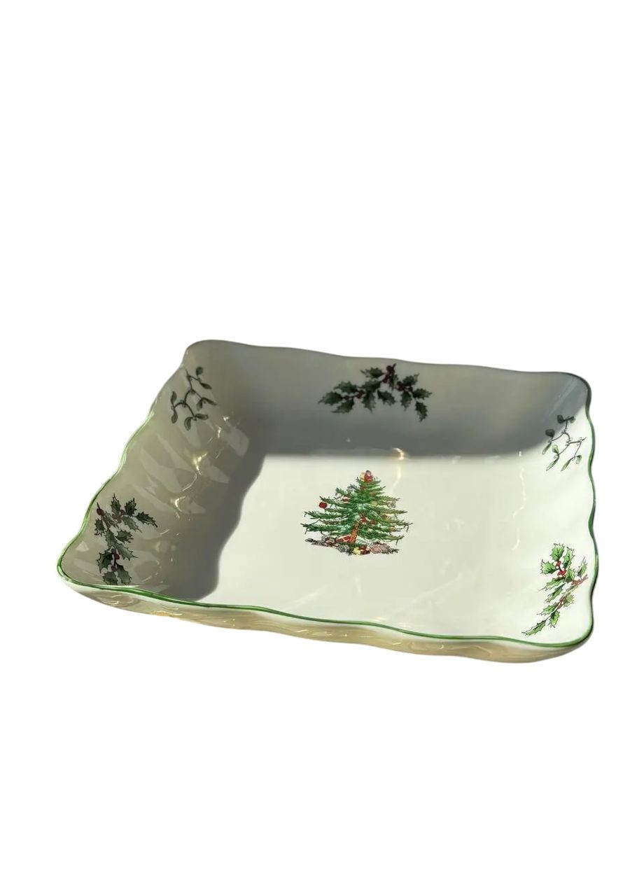 Тарілка " Ялиночка" квадратна 20 см ідеально підходить для подачі салатів OSM (365549082)