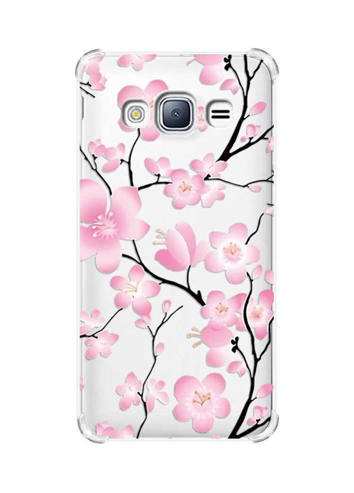 Чехол с утолщенными углами на Samsung Galaxy J3(2016) J310:: Цветущая сакура (принт 282) Creative (360700846)