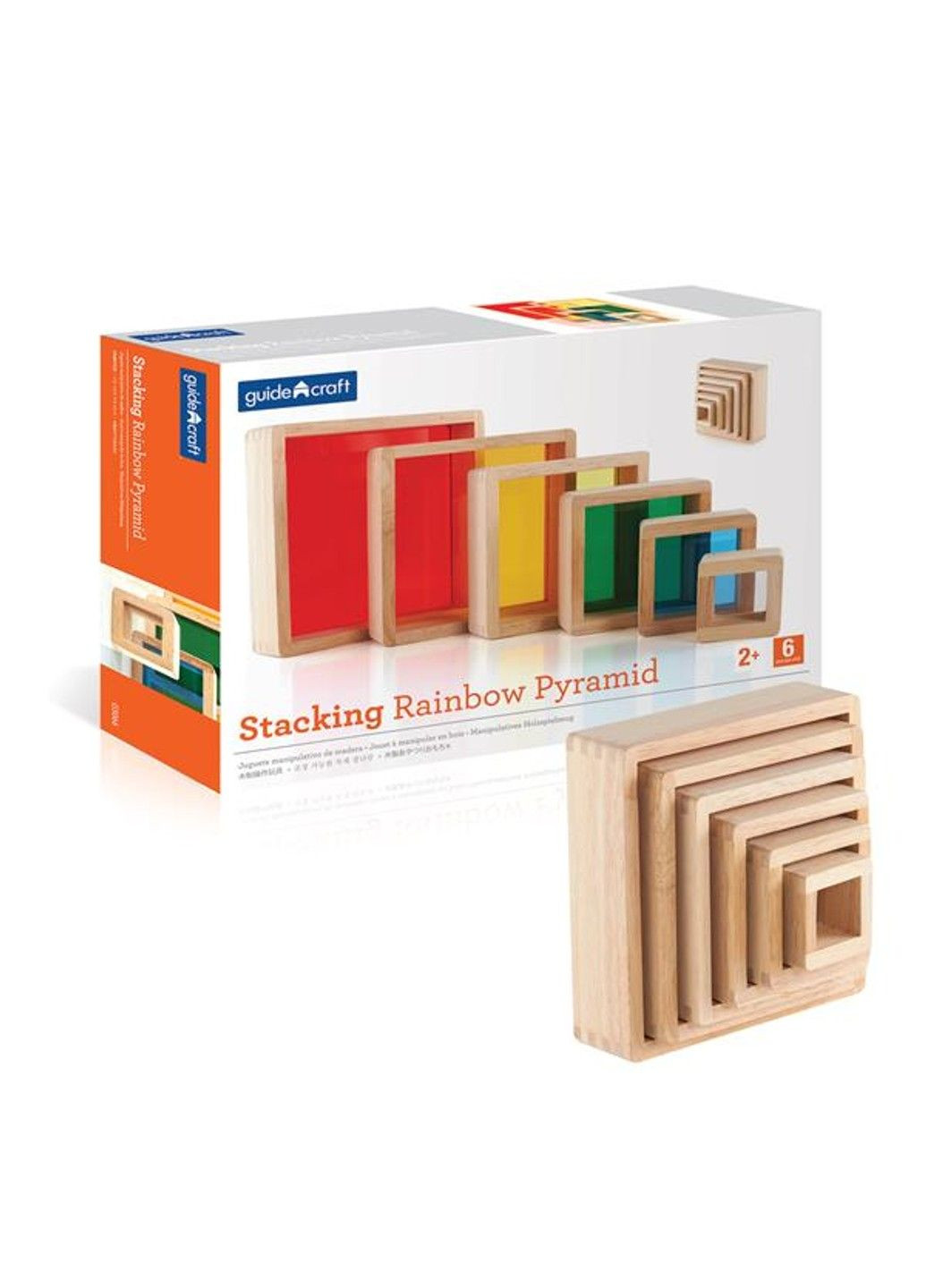 Кубики Block Play Цветные блоки (G5066) Guidecraft (331173733)