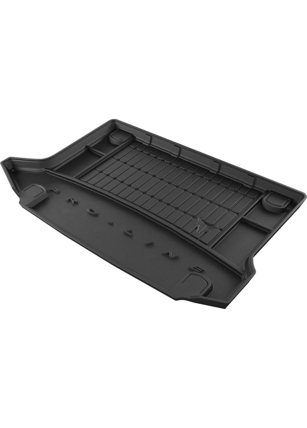 Резиновый коврик в багажник Pro-Line для Hyundai Kona (mkI) 2017-2023 (EU) (верхний уровень) (багажник) Frogum (361232179)