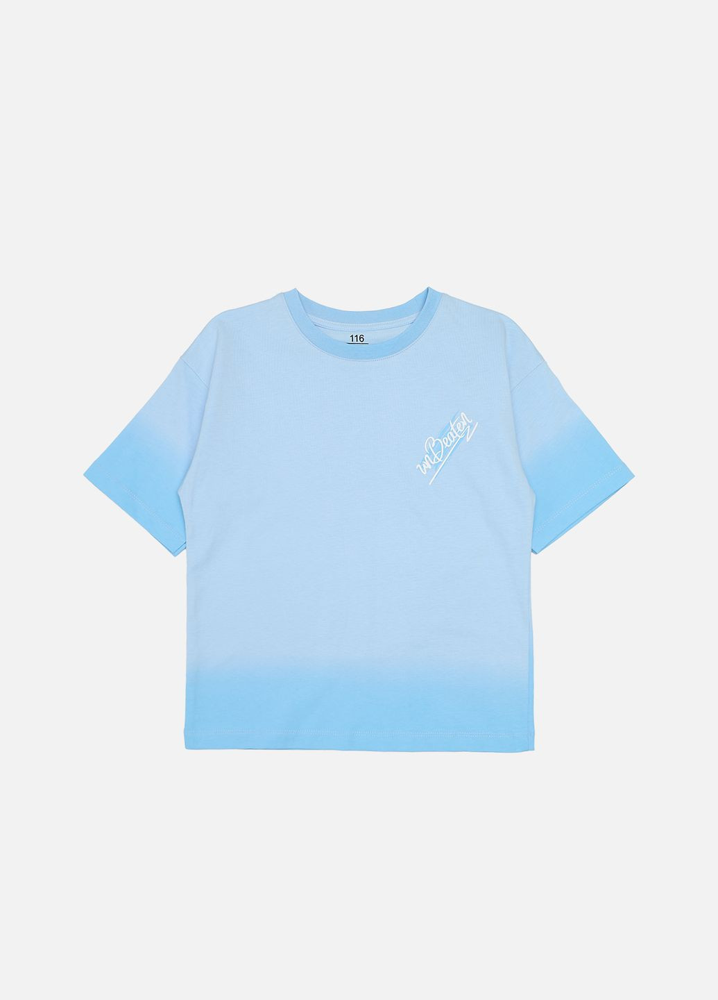Голубая летняя футболка с коротким рукавом для мальчика цвет голубой цб-00268776 Yuki