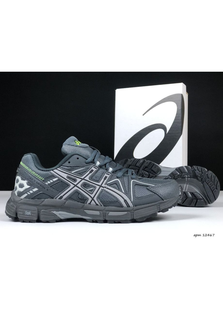 Серые демисезонные темно серые с зима-термо мужские кроссовки No Brand