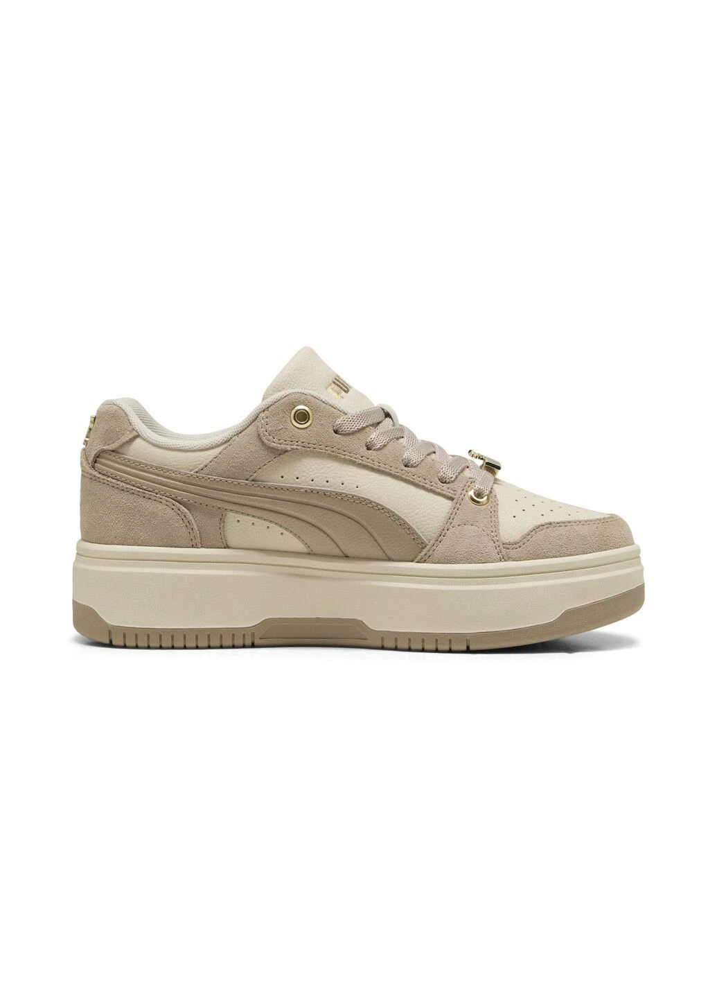 Белые кеды rebound femme low luxe sneakers women Puma