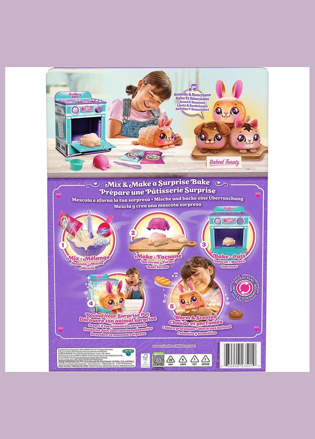 Интерактивная игрушка-сюрприз Магическая пекарня Паляница (23501) Cookeez Makery (331791094)