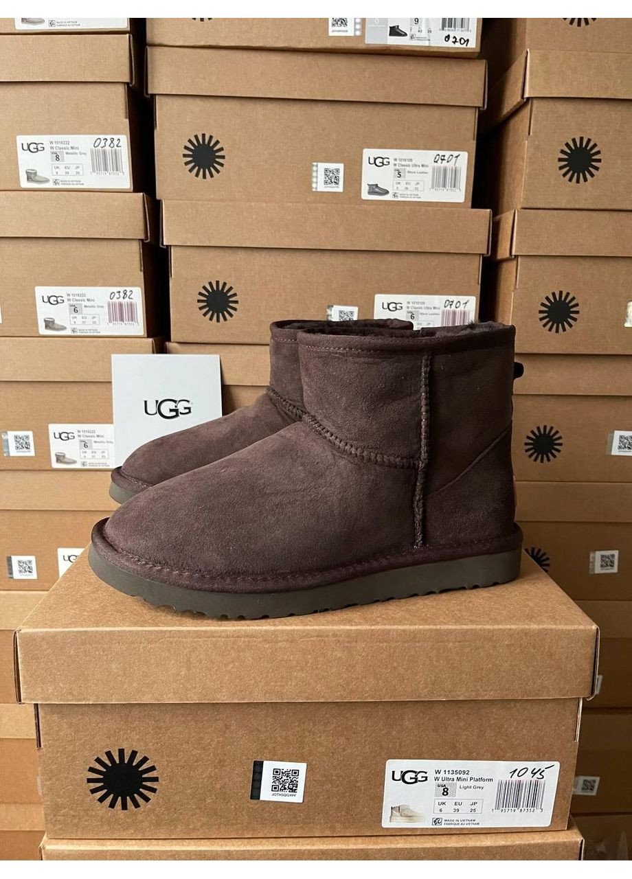 Уггі Жіночі UGG Classic Mini II (Замша) No Brand (364860546)