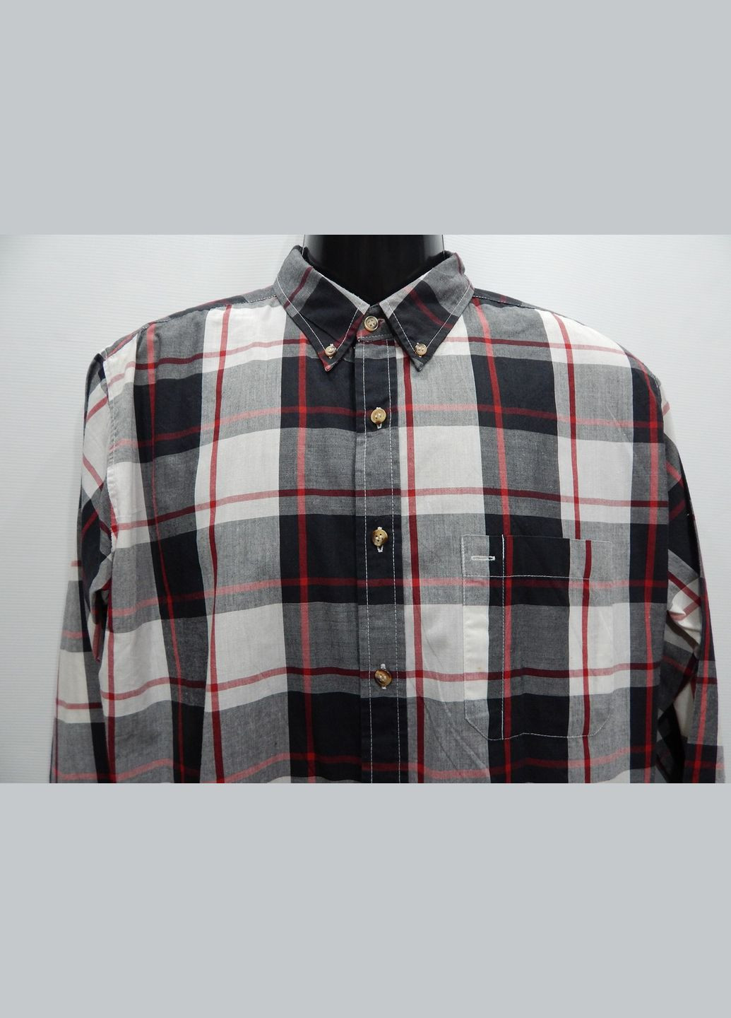 Цветная кэжуал рубашка в клетку No Brand