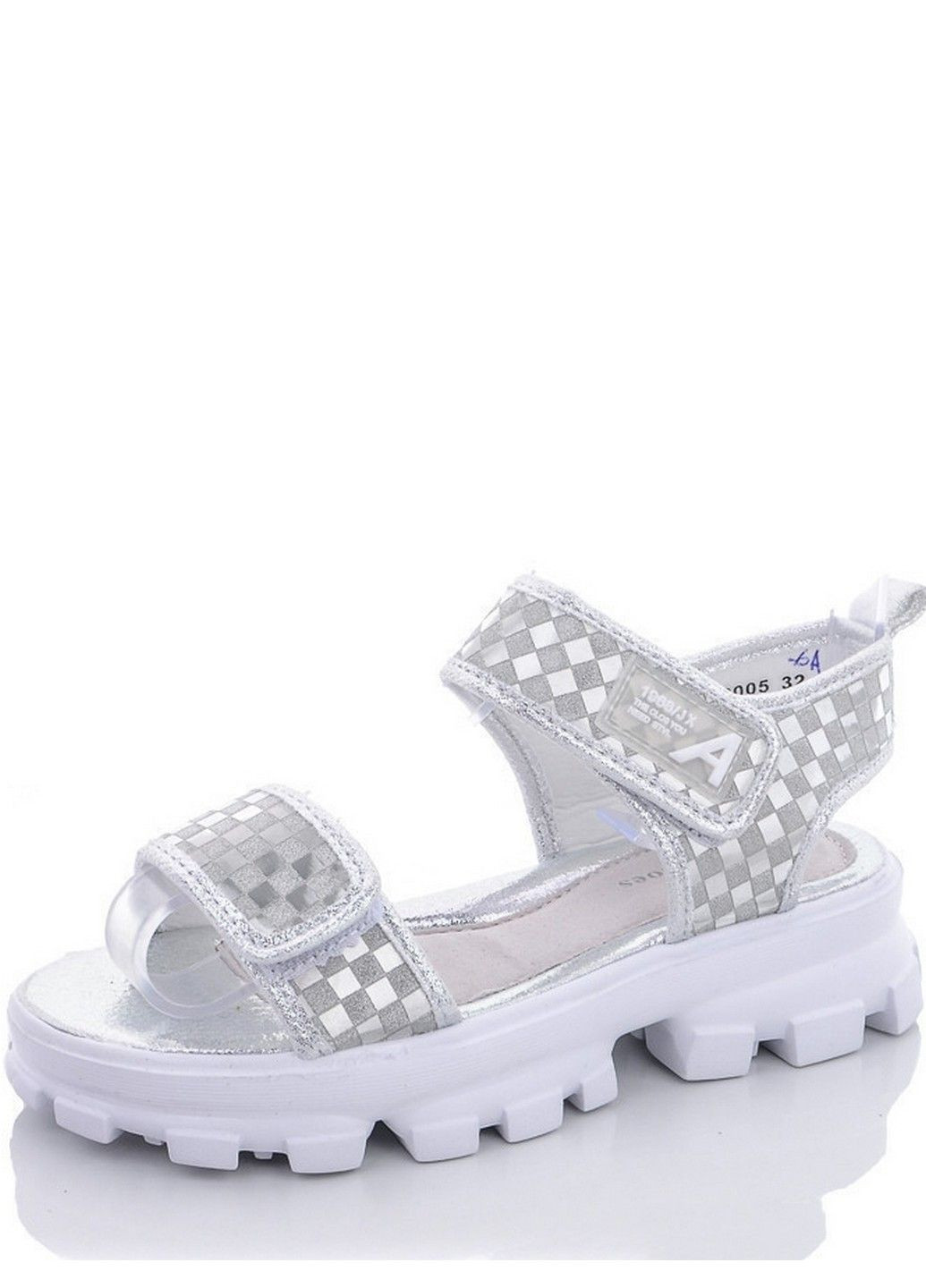 Серебряные босоножки hl2005-6a Lilin