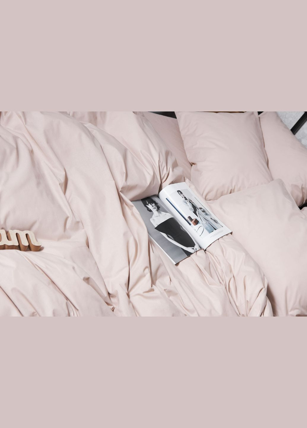 Комплект постельного белья Бязь Gold Люкс «» полуторный 143х210 наволочки 2х70х70 (MS-820004602) Moon&Star Blanc (293148188)