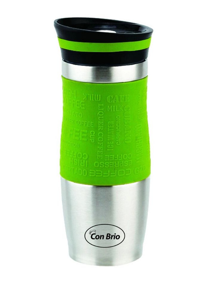Термокружка CB-364-Green 380 мл зеленая Con Brio (335883451)