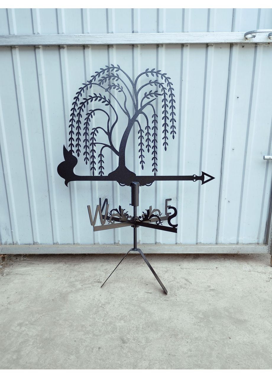 Флюгер Верба з металу 2 мм. No Brand (368896617)