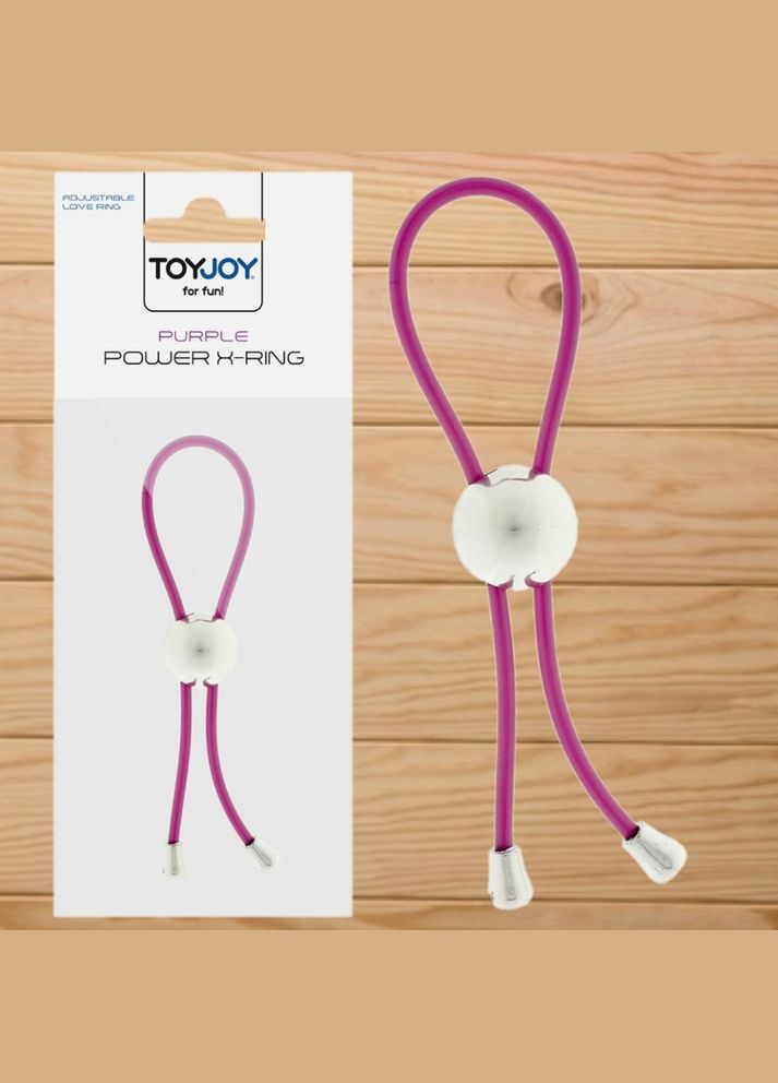Ерекційна петля для пеніса "Power X-Ring" фіолетовий (ласо) Toy Joy (301021049)