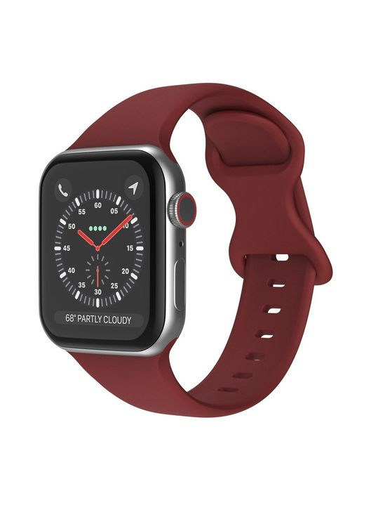 Силиконовый ремешок на Apple Watch (совместимый) 38/40 Series Sport. No Brand (371137488)
