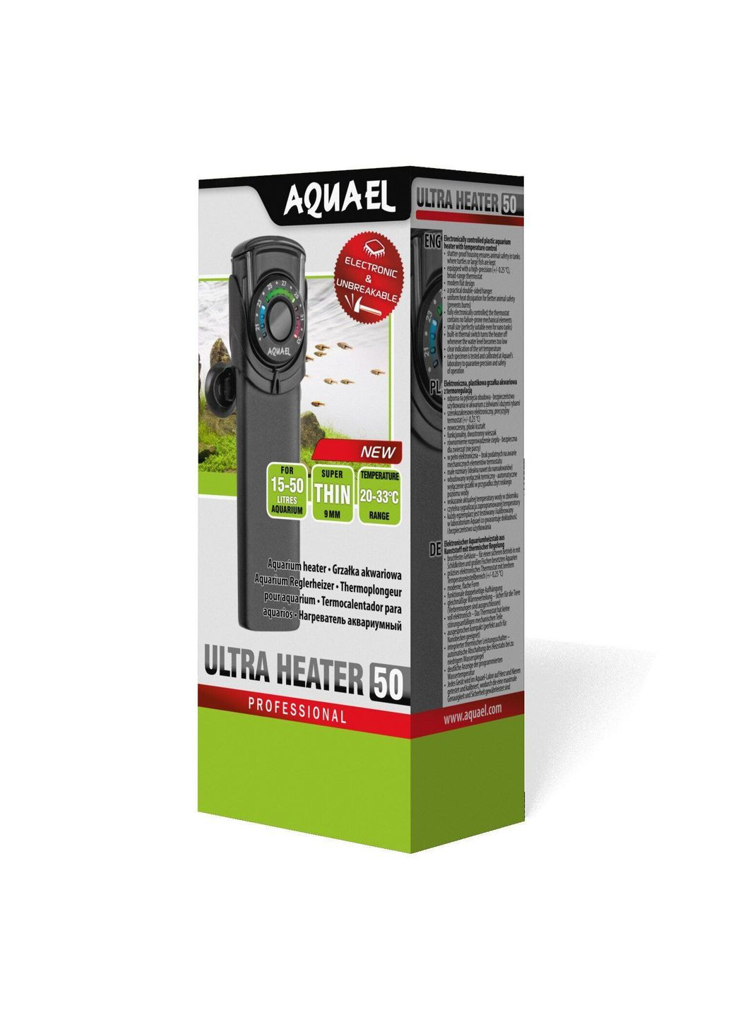 Обогреватель Ultra Heater пластиковый сверхточный 50 Вт (5905546313421) Aquael (279570346)