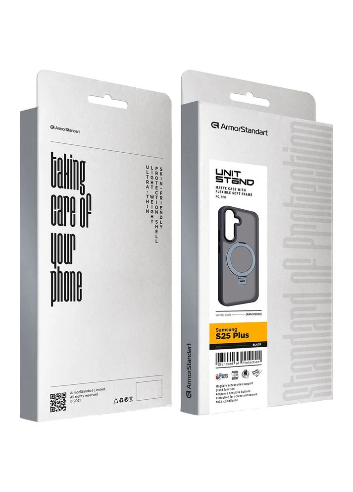 Чохол Unit Stand для Samsung S25 Plus Black (ARM82860) ArmorStandart (324744619)