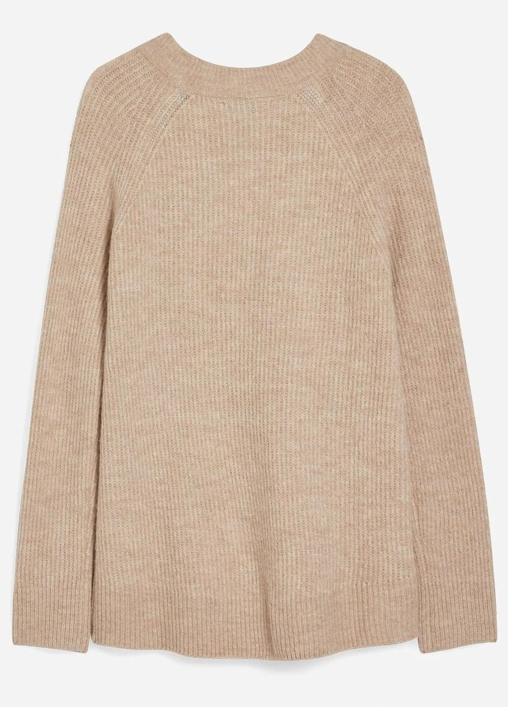Бежевий демісезонний светр в складі з вовною C&A