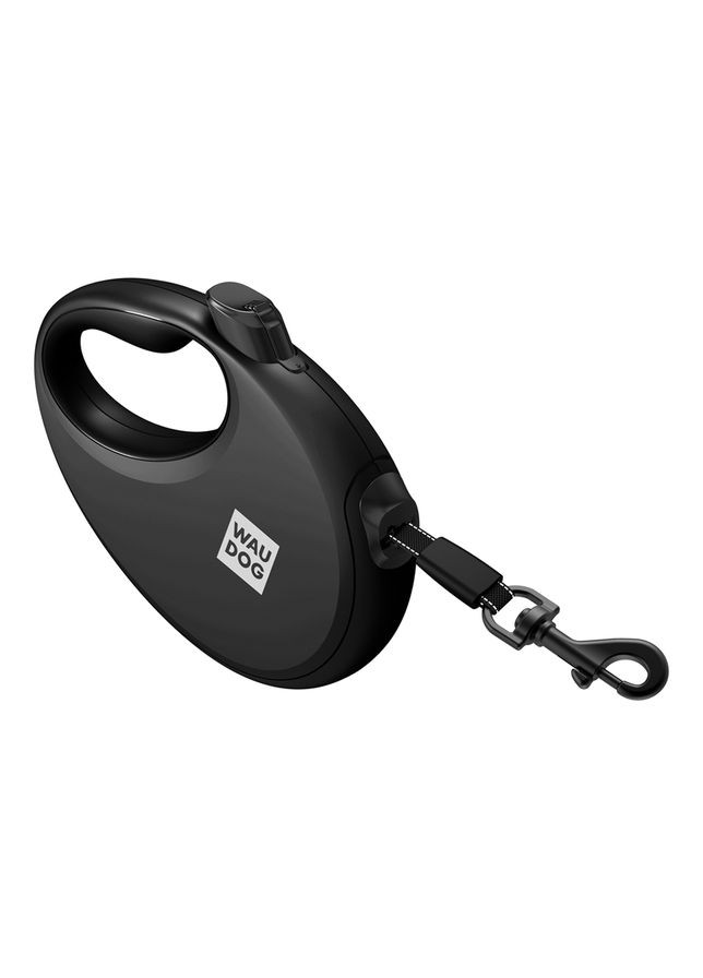 Поводок-рулетка для собак R-leash с контейнером для пакетов, светоотражающая лента, L, до 40 кг, 5 м, Mtoys (333140997)