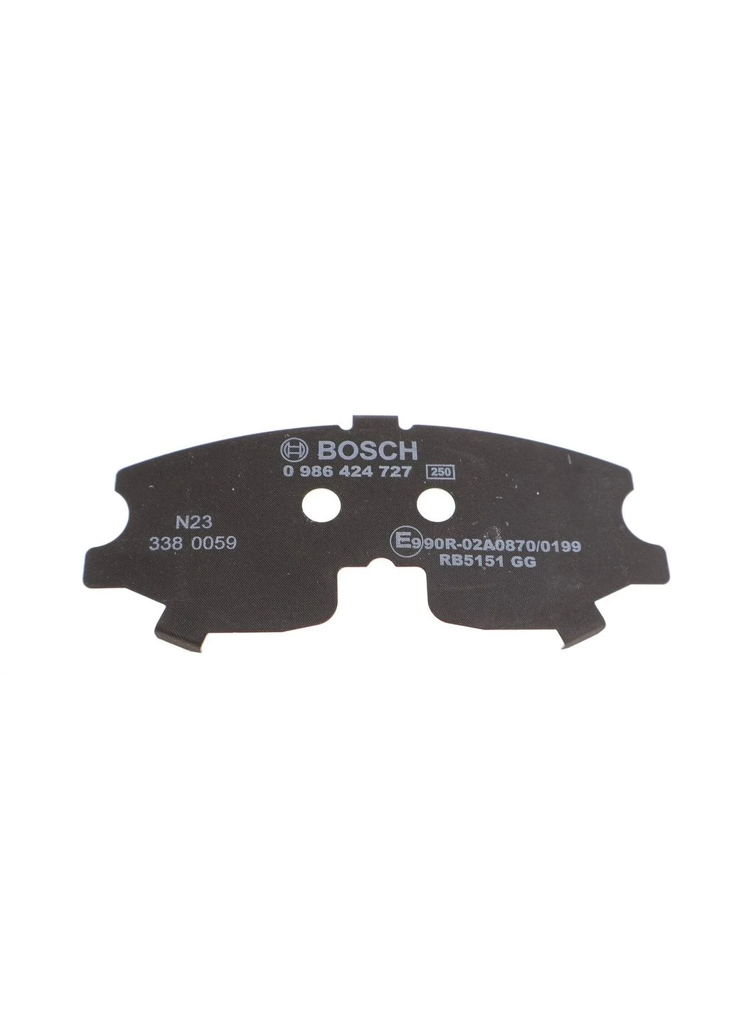 Колодки тормозние (передні) Hyundai Galloper I/Sonata IV 91-03 (Mando) 0 986 424 727 UA63 Bosch (332798255)