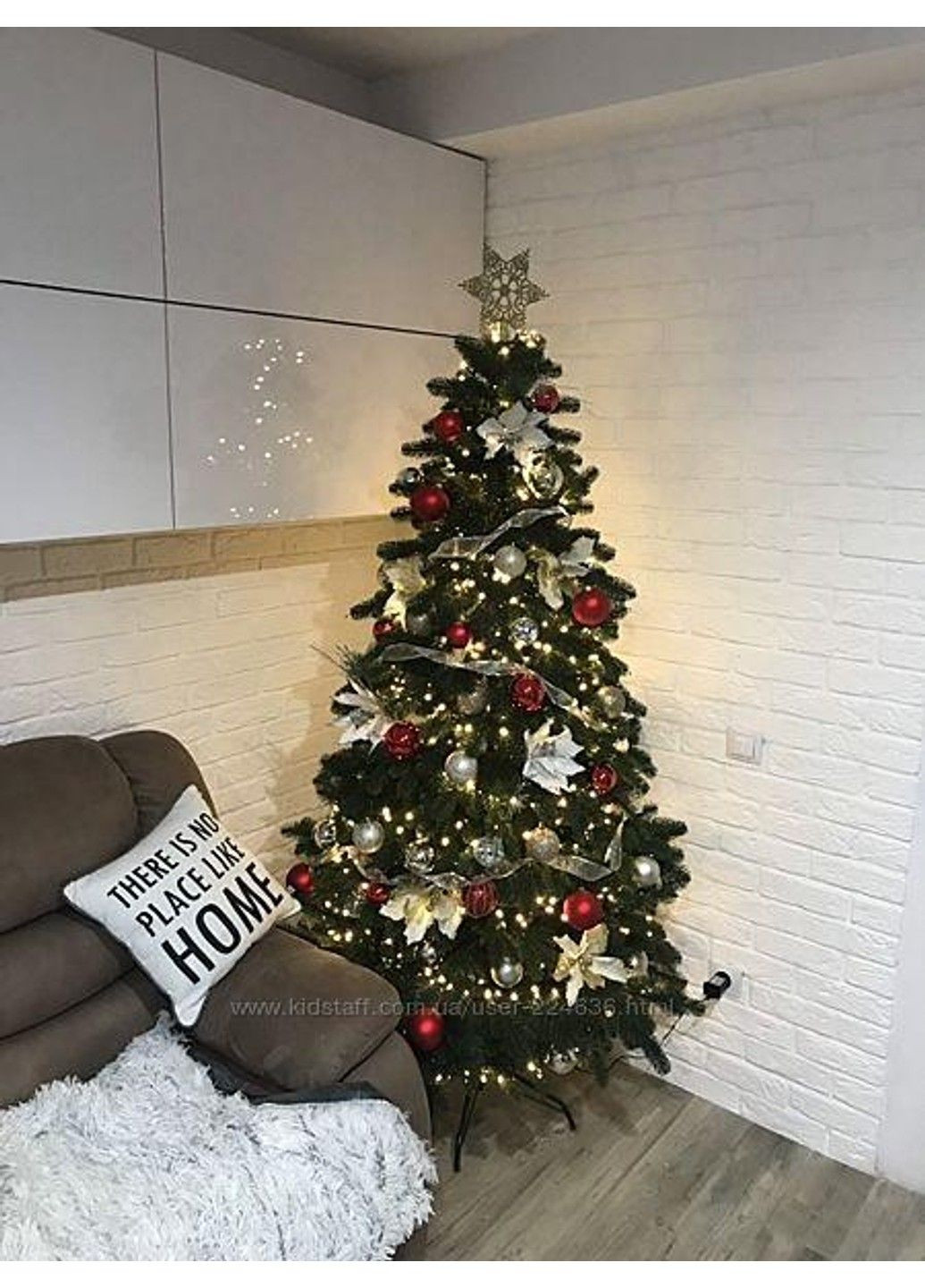 Искусственная пушистая елка Элит (высота 1.50 м) литая (Зеленая) No Brand (332635711)