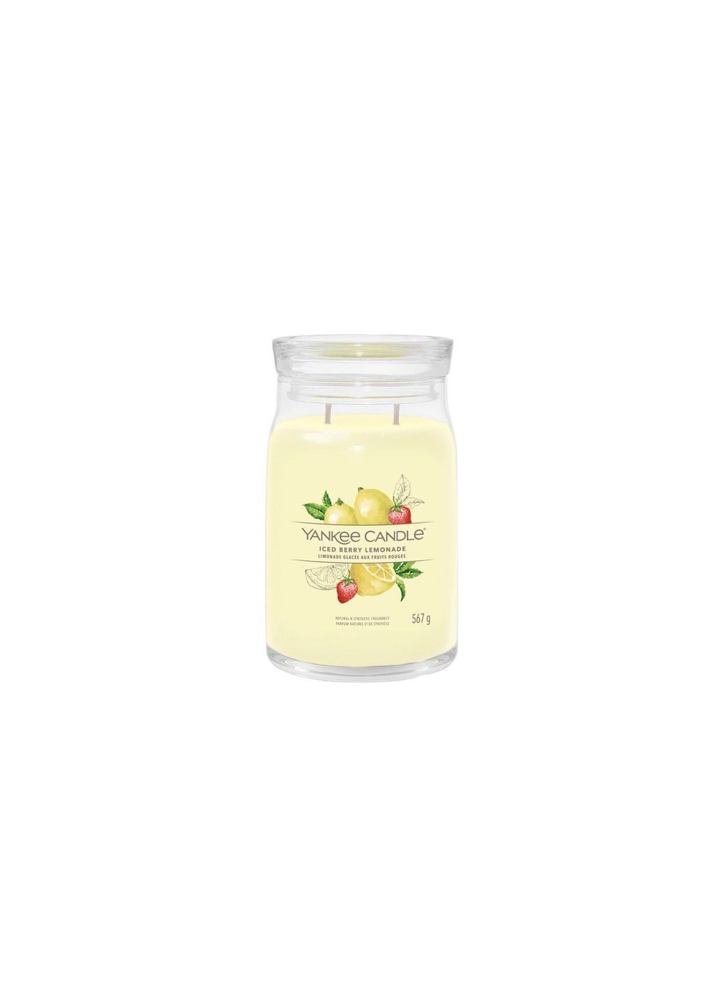 Ароматическая свеча Iced Berry Lemonade Large Yankee Candle (280916883)