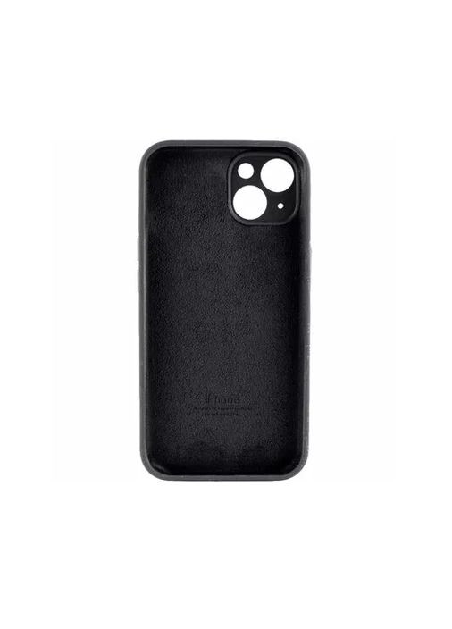 Чехол на айфон 13 Silicone case для 13 full camera с микрофиброй силиконовой закрытая камера Black / No Brand (369136993)