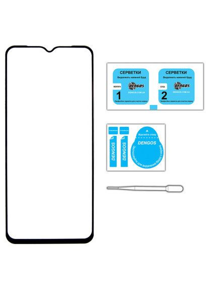 Скло захисне Samsung Galaxy A15 (black) (TGFG-335) DENGOS Samsung Galaxy A15 (black) (366496681)