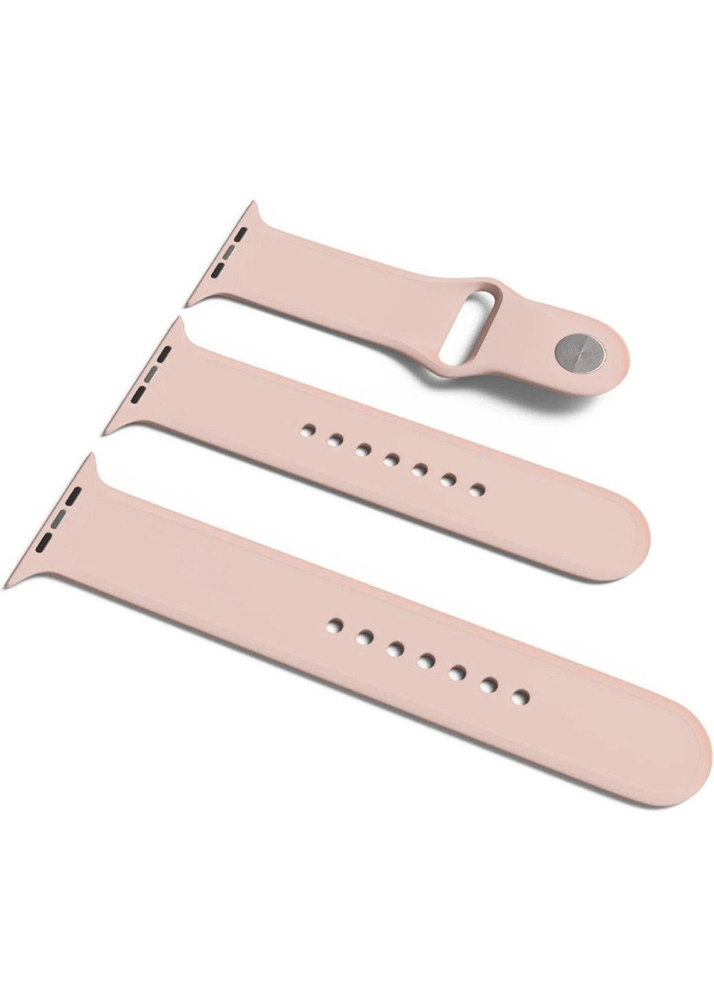 Силіконовий ремінець для Apple Watch Sport Band 38 / 40 / 41 (S/M & M/L) 3pcs Epik (389069609)