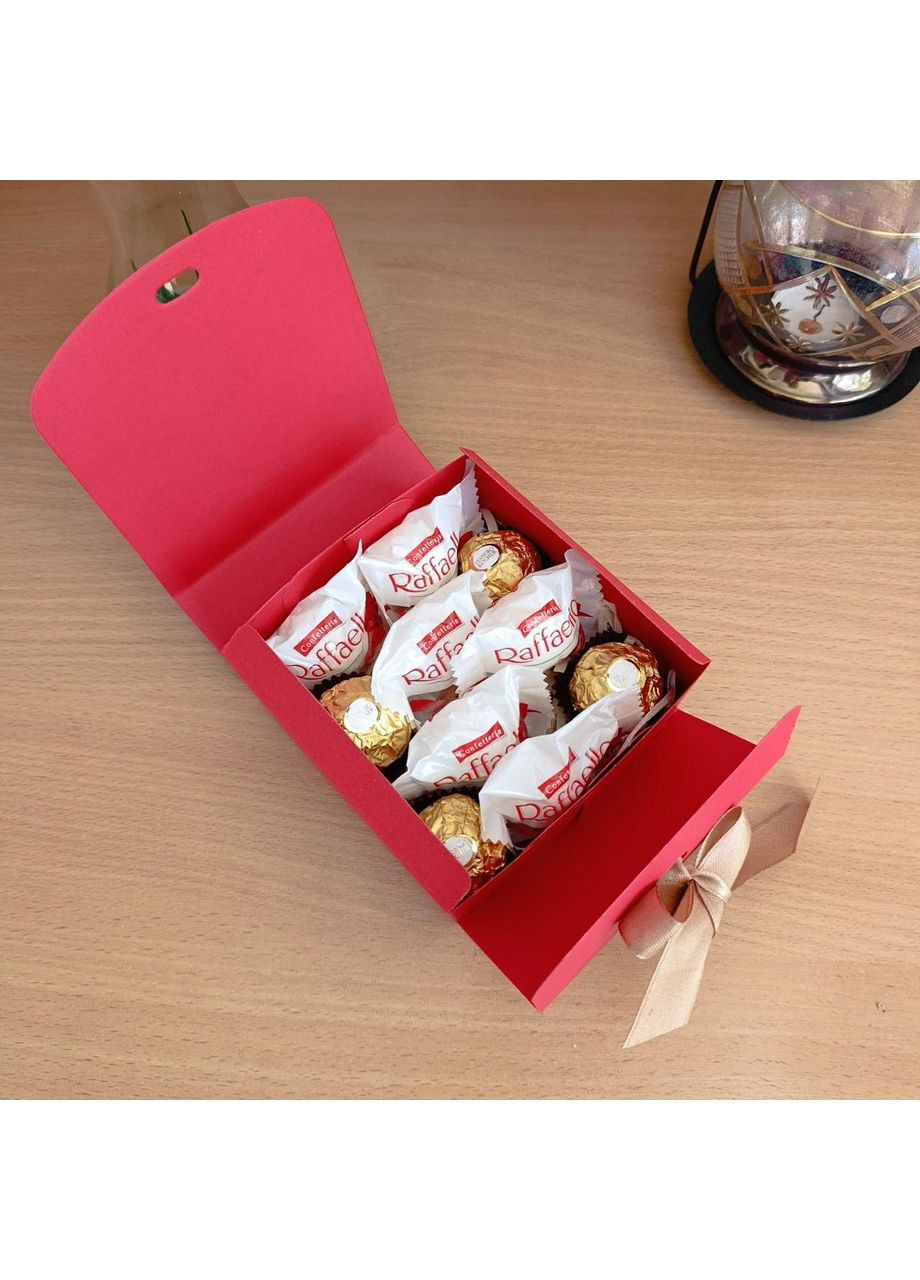 Подарункова коробка з цукерками Raffaello та Ferrero для дівчини на день народження день закоханих 8 березня свято (ar312) No Brand (366820096)
