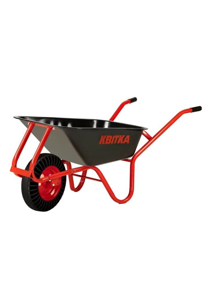 Тачка будівельна PRO Formula 1 Industrial (100 л, 180 кг, 1 мм) посилена порошкова фарба одноколісна (24677) КВІТКА (315765413)