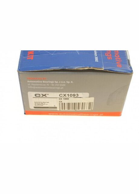 Подшипник ступицы (передней) BMW 1 (F20)/2 (F23)/3 (F34)/4 (F32/F83) 11 CX1093 RU63 CX (339641676)