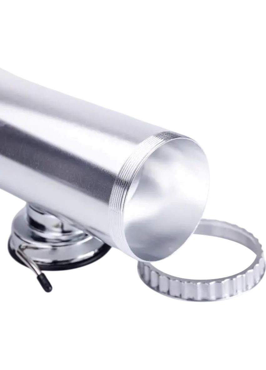 Шприц для ковбаси ручний 2 л горизонтальна нержавіюча сталь для фаршу з насадками для м'яса ProDobro (364192420)