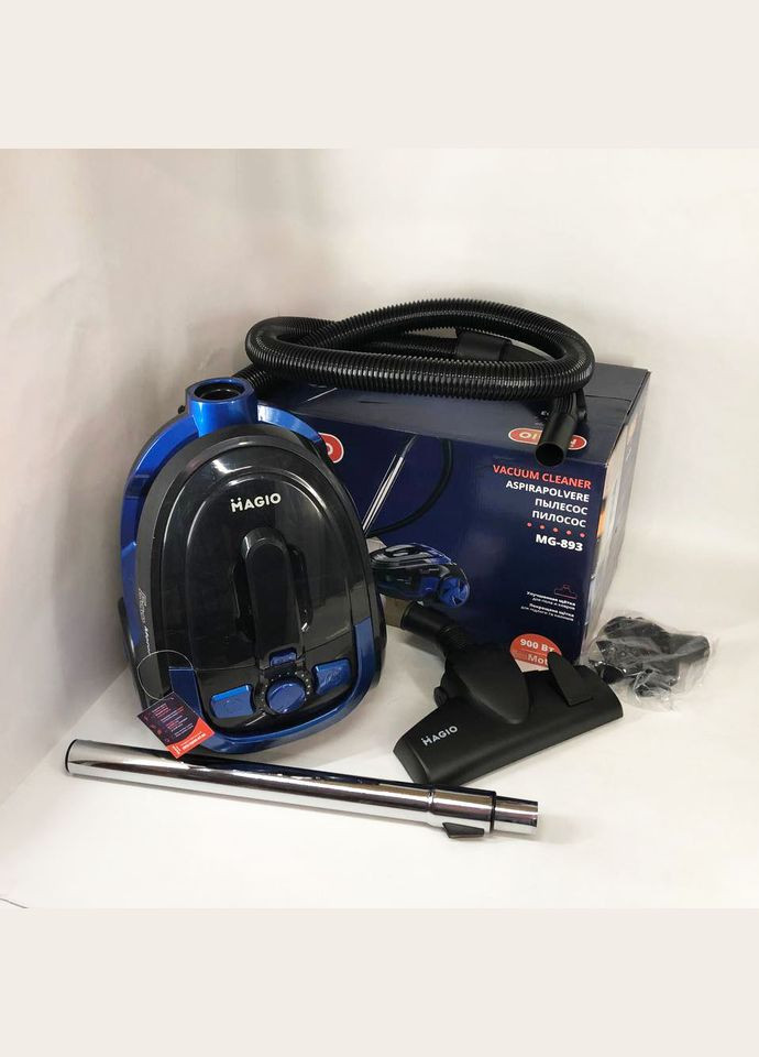 Пылесос без мешка MG-893 900 Вт, Ручной пылесос без мешка, Циклонный контейнерный пылесос Magio (364664712)