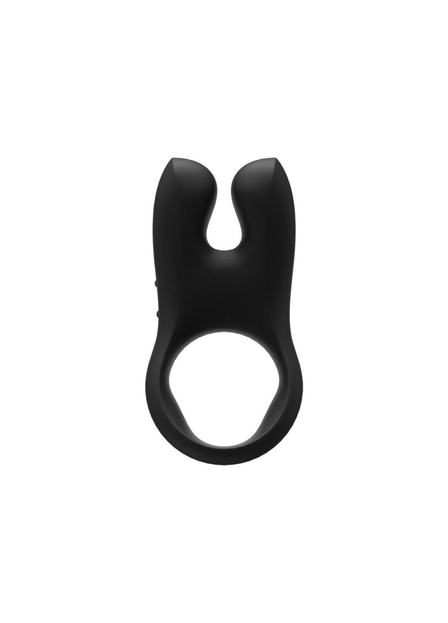 Ерекційне віброкольцо з подвійною стимуляцією клітора N| S black, 2 мотори Fun Factory (314808140)