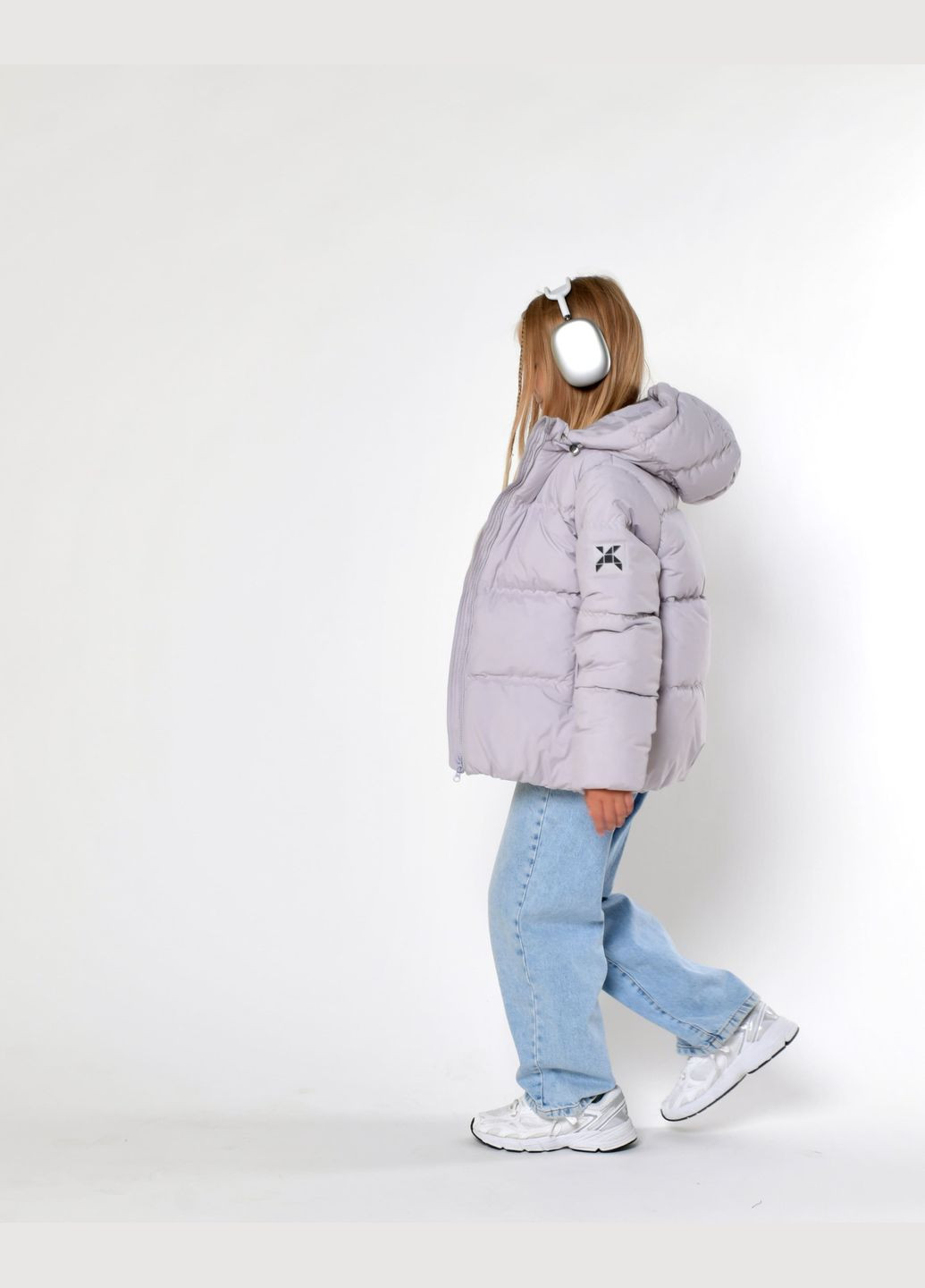 Серый зимний Пуховик X-Woyz