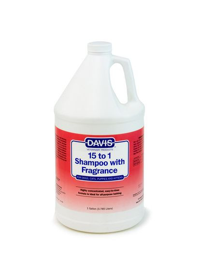 Шампунь концентрат для собак и котов 15 to 1 Shampoo Fresh Fragrance с ароматом свежести 3.8 л (87717900526) Davis (279565318)