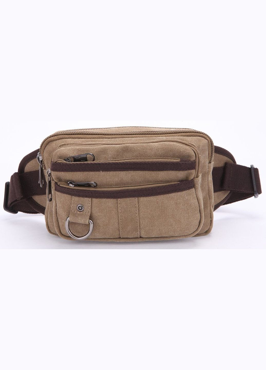 Текстильна бананка на Vintage Vintage з кишенями для подорожей хакі (sku_20081) No Brand (329901816)