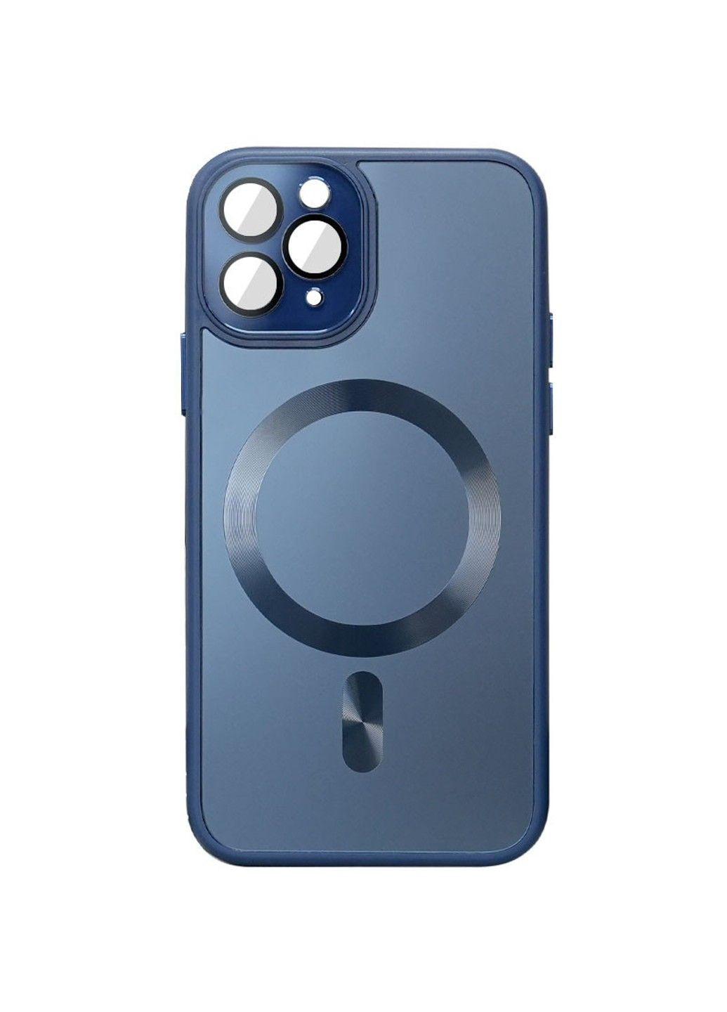 Чехол TPU+Glass Sapphire Midnight with MagSafe для Apple iPhone 13 Pro Max (6.7") Epik (292313732)
