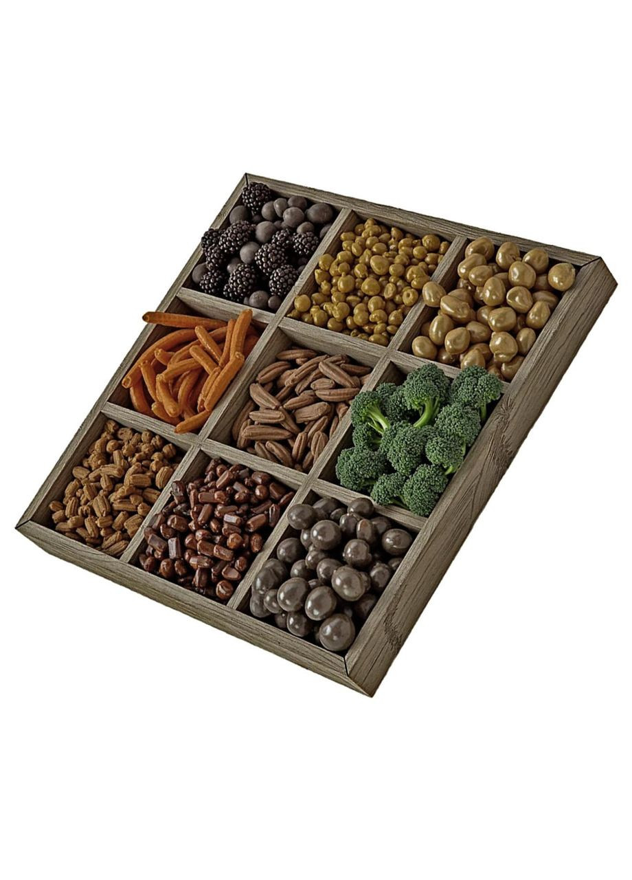 Менажниця з дерева Тоначе маслина (МЕН-008438) No Brand (327847801)