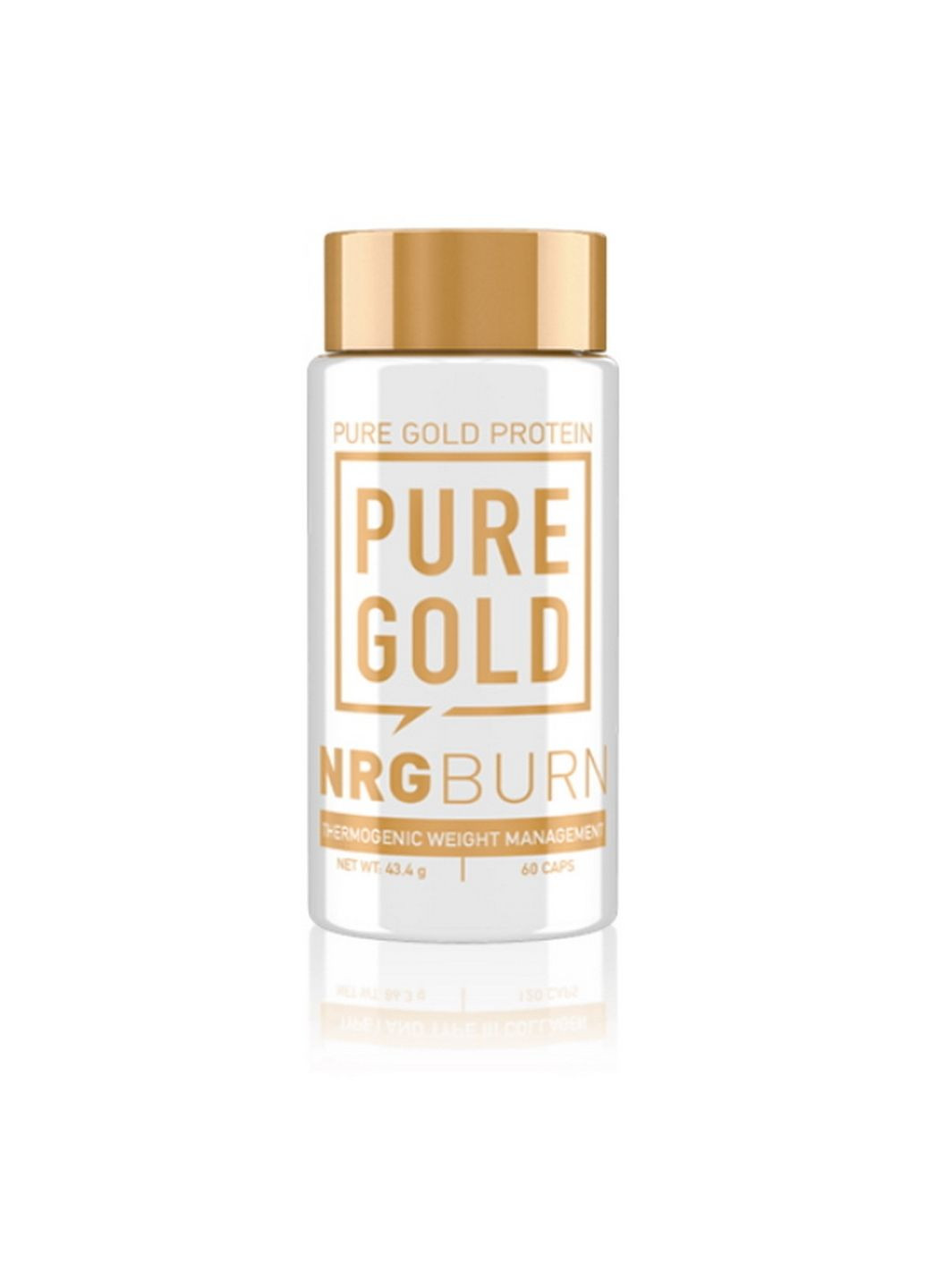 Жироспалювач NRG Burn, 60 капсул Pure Gold Protein (293420427)