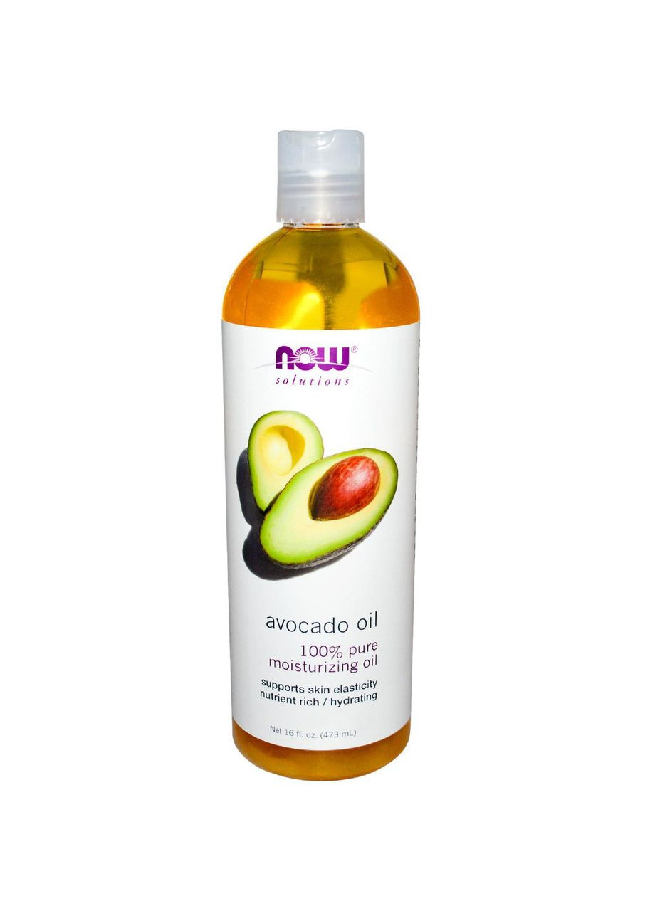 Масло авокадо косметическое Avocado Oil 473 мл Now Foods (364311895)