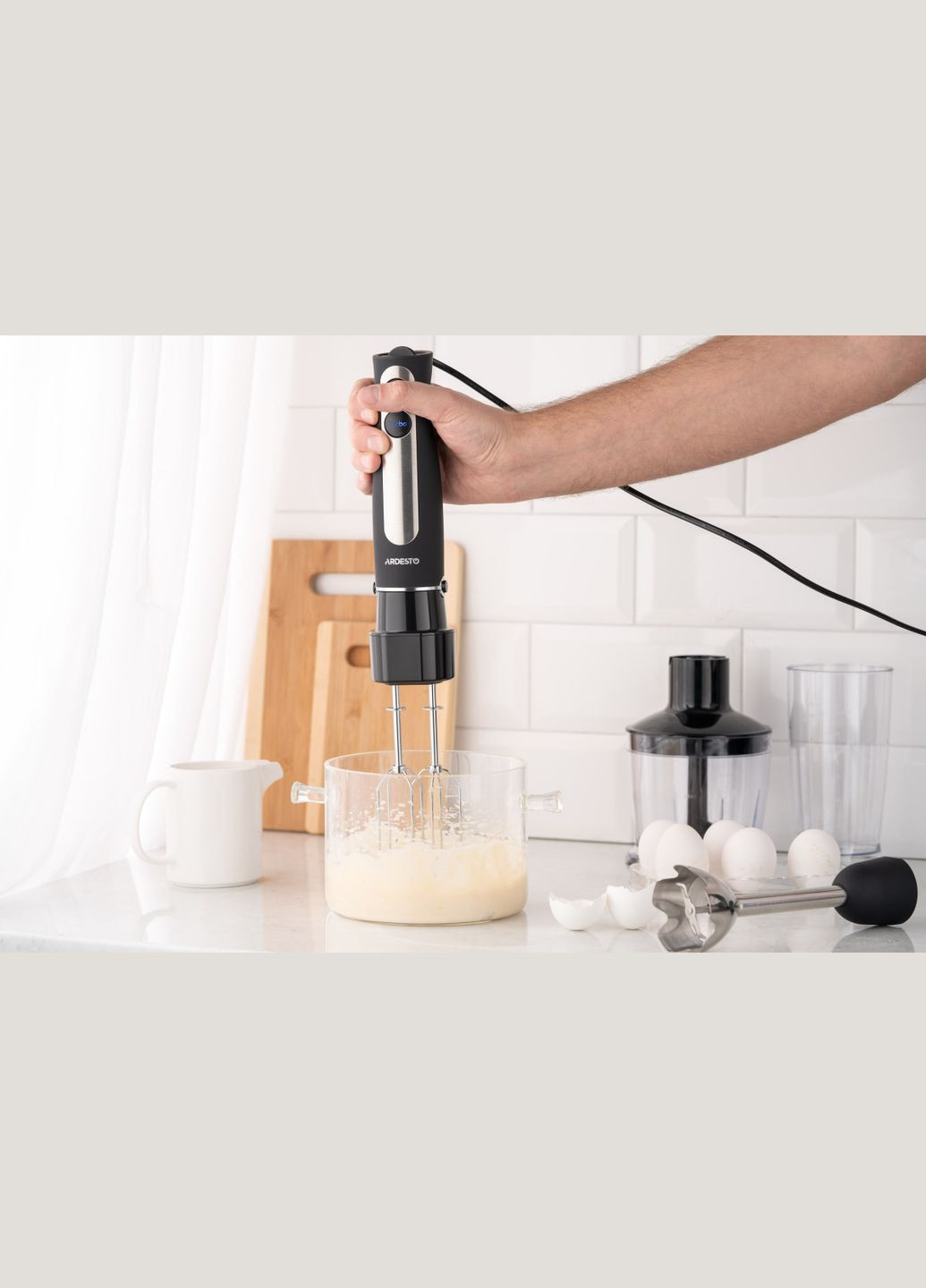 Блендер погружной HBG-800BDWHСH 800 Вт черный Ardesto (336881630)