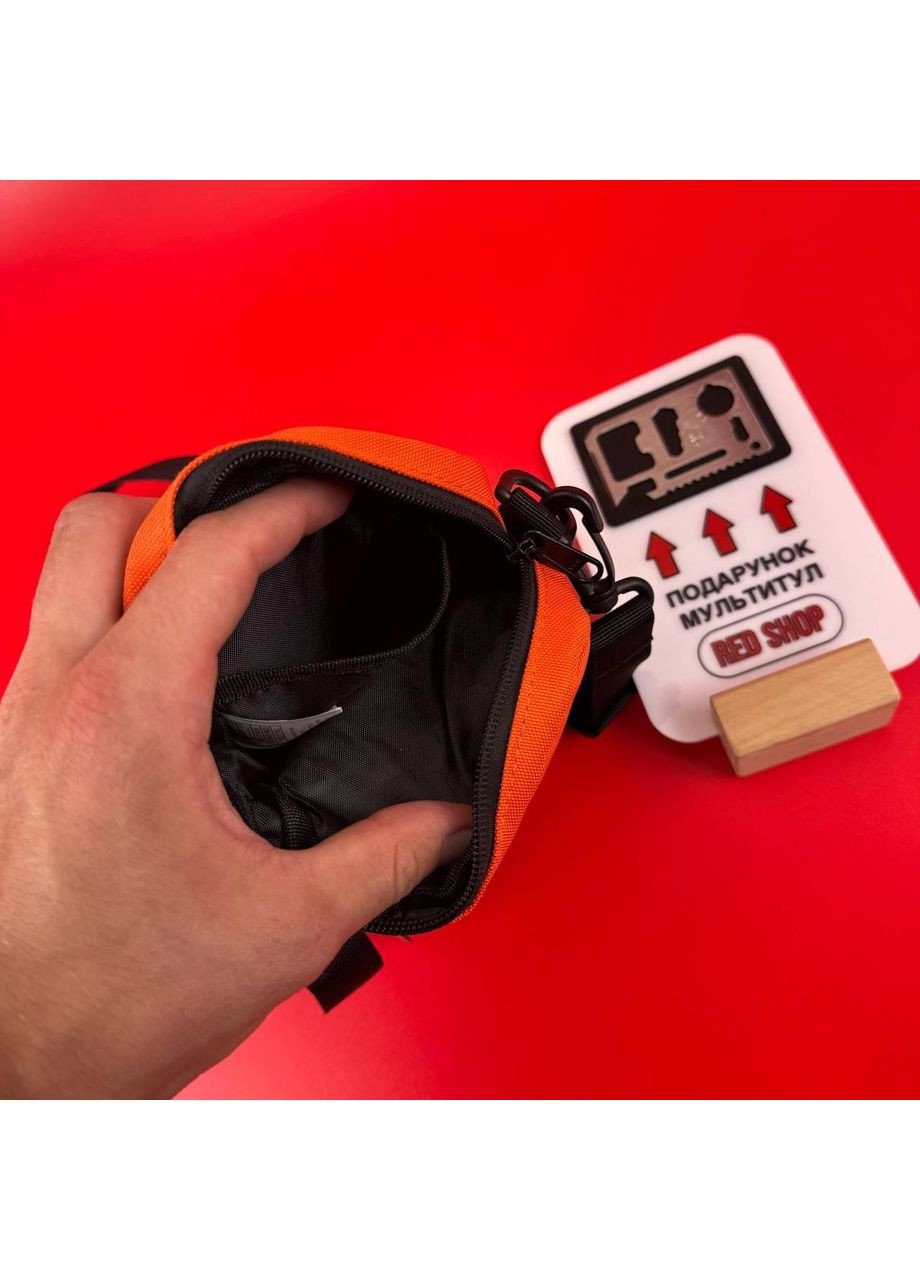 Мессенджер wip Сумка кархарт Черная Оранжевый No Brand (361668911)