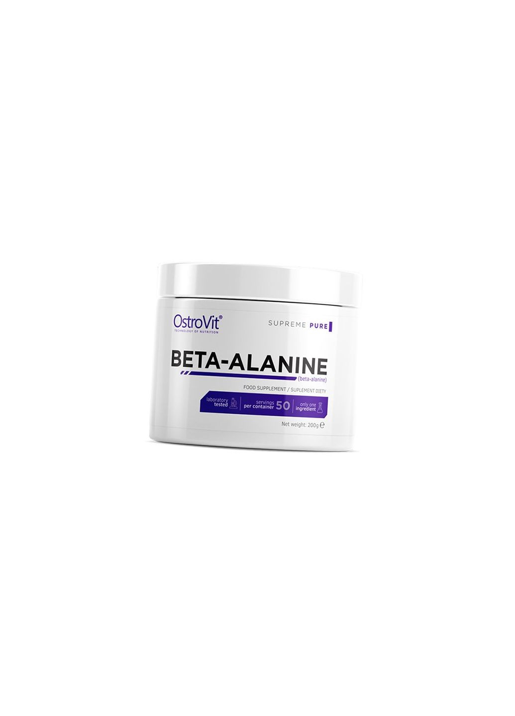 Бета-Аланін, Beta Alanine, 200г Без смаку (27250005) Ostrovit (296686734)