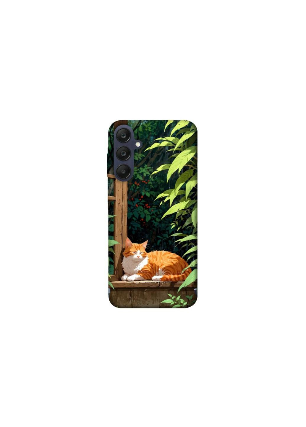 Чехол на Samsung Galaxy A25 5G red cat Frontalka (349835596)