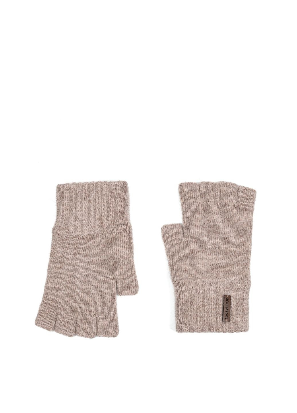 Мітенки жіночі вовна бежеві МЕЛОРА LuckyLOOK 621-763 (322789339)