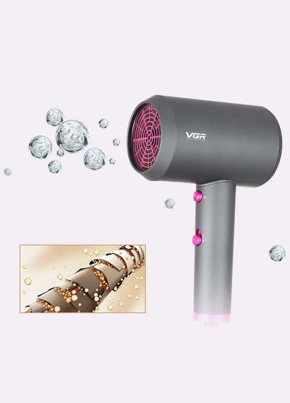 Профессиональный фен для сушки и укладки волос VGR V-400 No Brand (279390531)