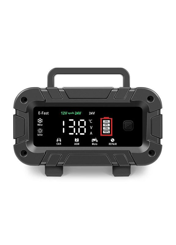 Зарядний пристрій 12/24 для заряджання автомобільних акумуляторів TK-700 з 4-200A E-Fast (346048399)