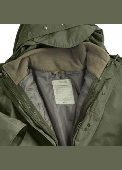 Куртка непромокаюча з флісовою підстібкою Olive Mil-Tec (315822217)