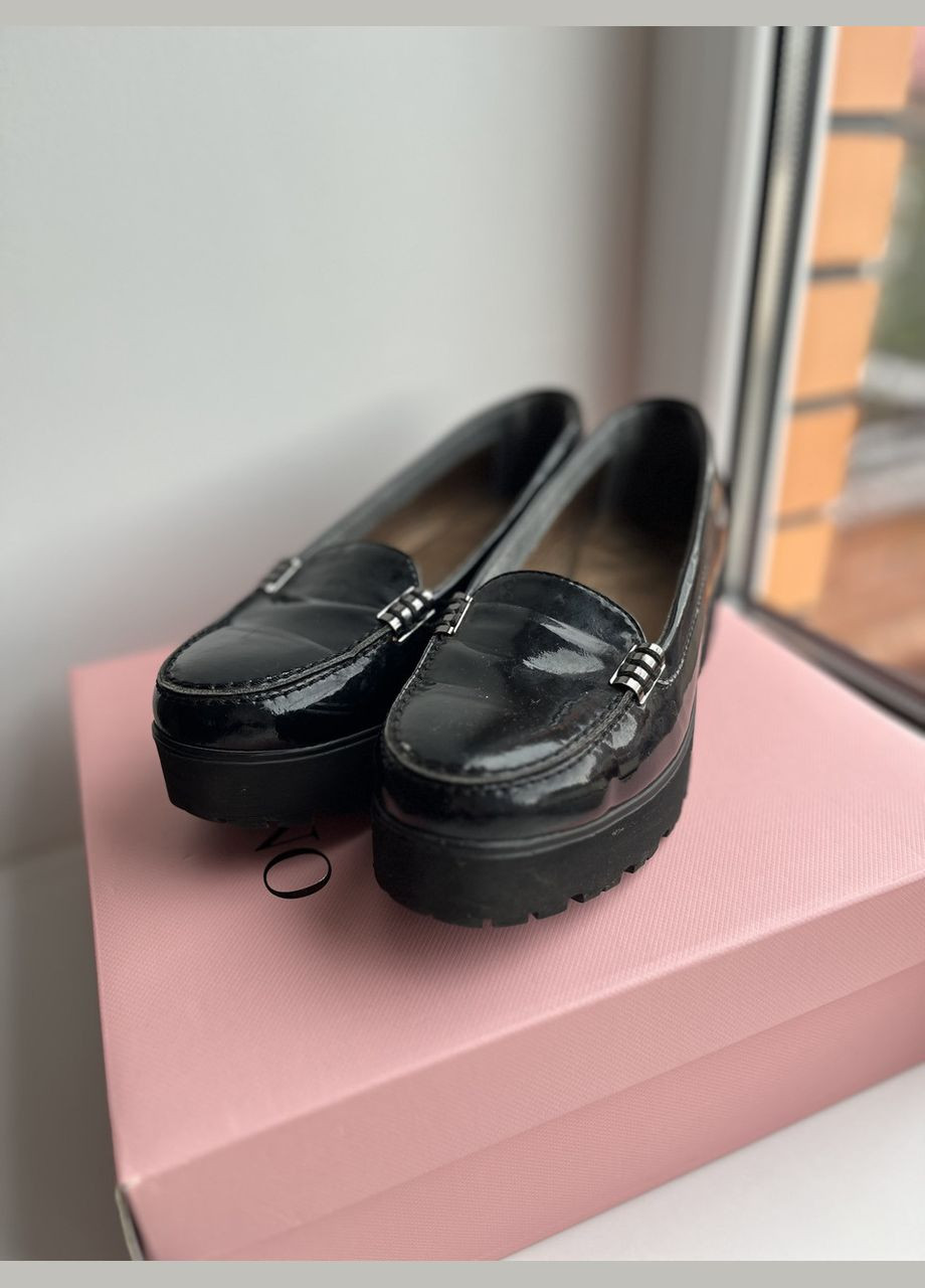 No Brand Женские лоферы 36 размер натуральная кожа черный з, — (368900620)