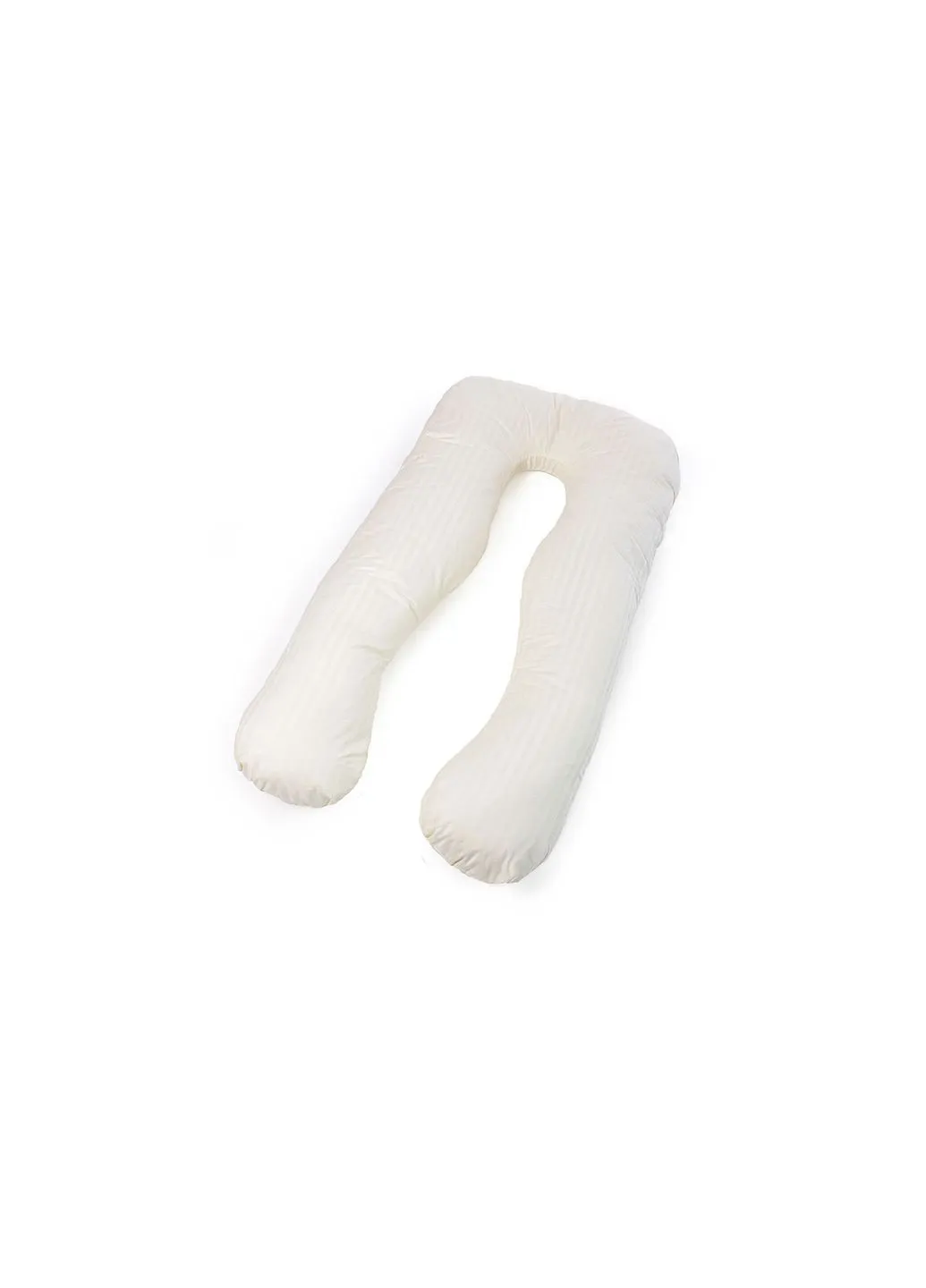 Подушка для беременных и отдыха Satin Stripe №8025 U-образная Soft Yellow (2200006178637) Mirson для вагітних і відпочинку Satin Stripe 8025 U-поді (379318438)