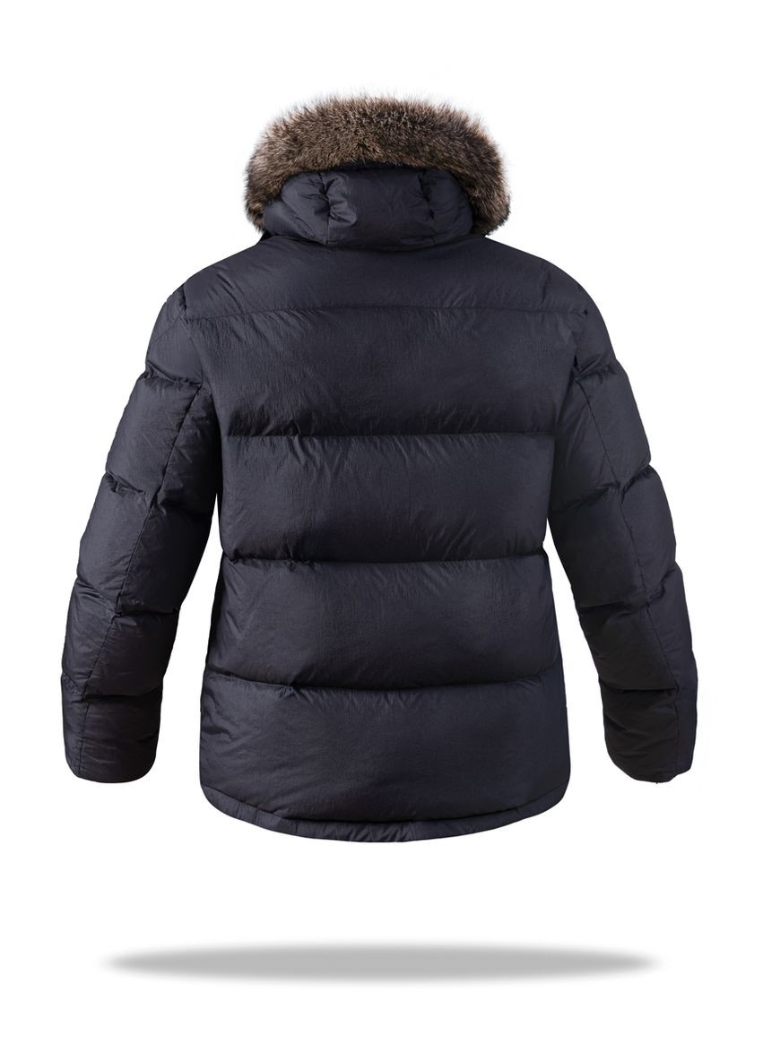 Черная зимняя пуховик мужской nf 2528 Freever